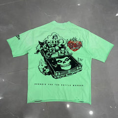 Roughplay Art Dept Collage Distressed Graphic Tee