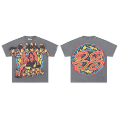 DUAA Raging Bull Double‑Sided Retro Graphic Tee