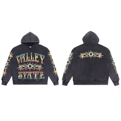 Vale Forever Valley State Vintage Graphic Hoodie