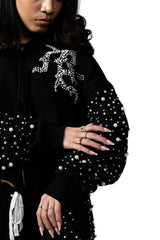 Black ‘Pearl’ Hoodie