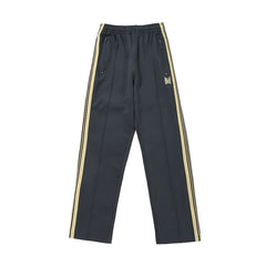 Needles Zebra Stripe Side Tape Track Pants Dark Grey Beige