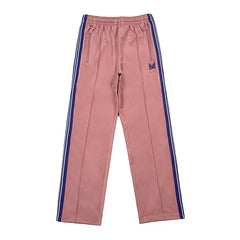 Needles Zebra Stripe Side Tape Track Pants Dusty Pink Blue