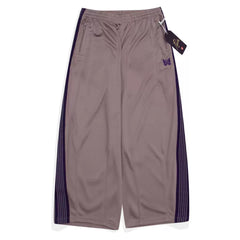 Needles Butterfly Embroidered Side Stripe Wide Leg Track Pants Mauve