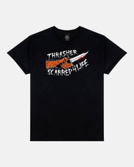 SCARRED - TSHIRT - BLACK