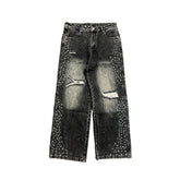 Grey ‘Stone’ Baggy Jeans