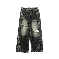 Grey ‘Stone’ Baggy Jeans