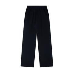 Mixed Emotions Red Studded Graffiti Straight Sweat Pants