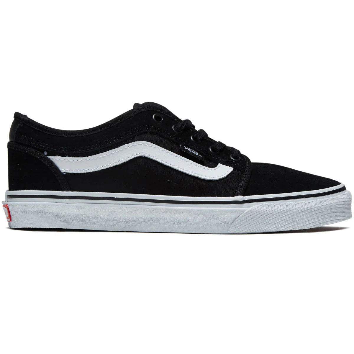 Vans Chukka Low Sidestripe (Black/White)