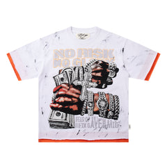 BKYS No Risk No Glory Oversized Graphic T‑Shirt