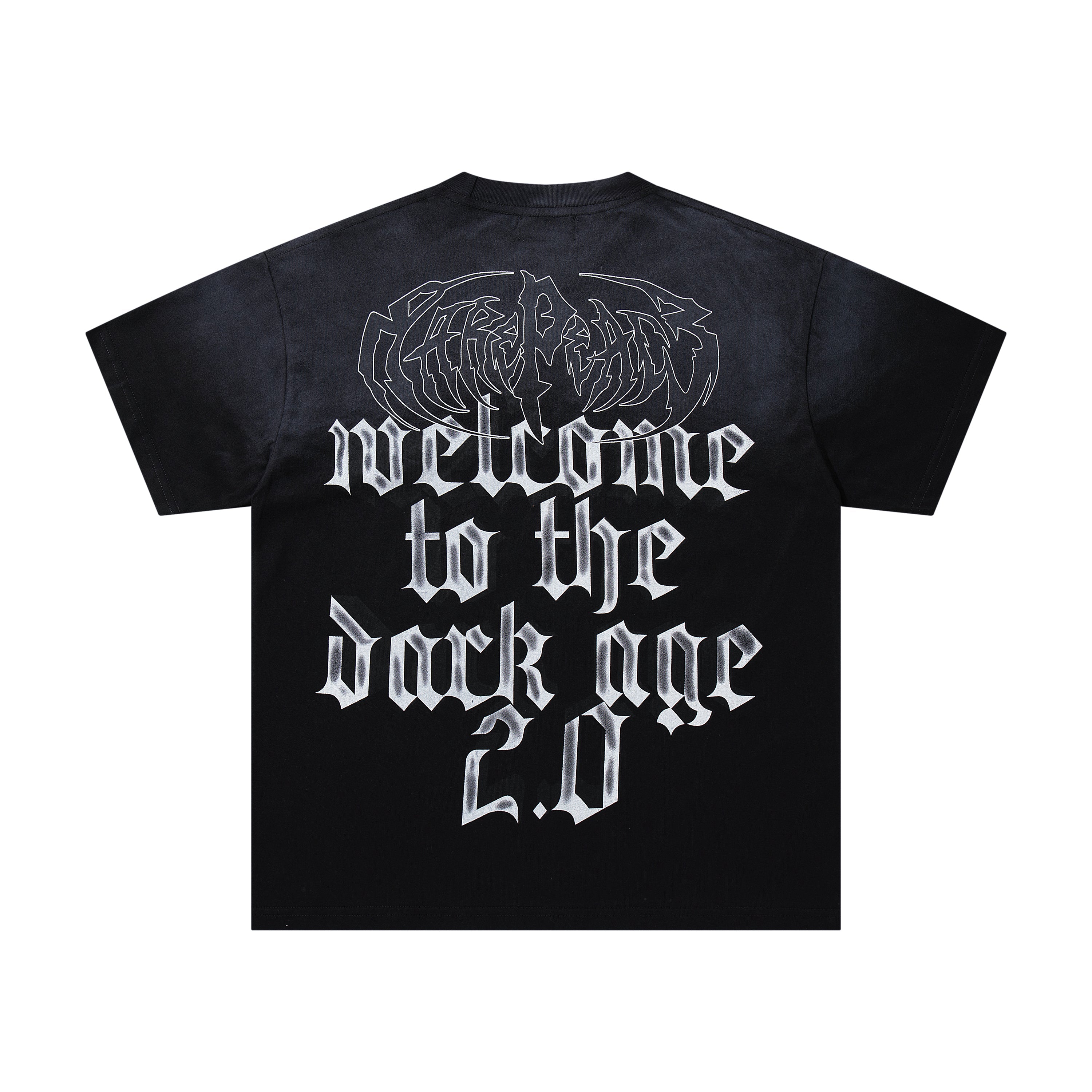 Rare Peace Trust No One Dark Age 2.0 Graphic Streetwear Short Sleeve Tee