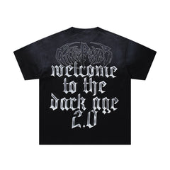 Rare Peace Trust No One Dark Age 2.0 Graphic Streetwear Short Sleeve Tee