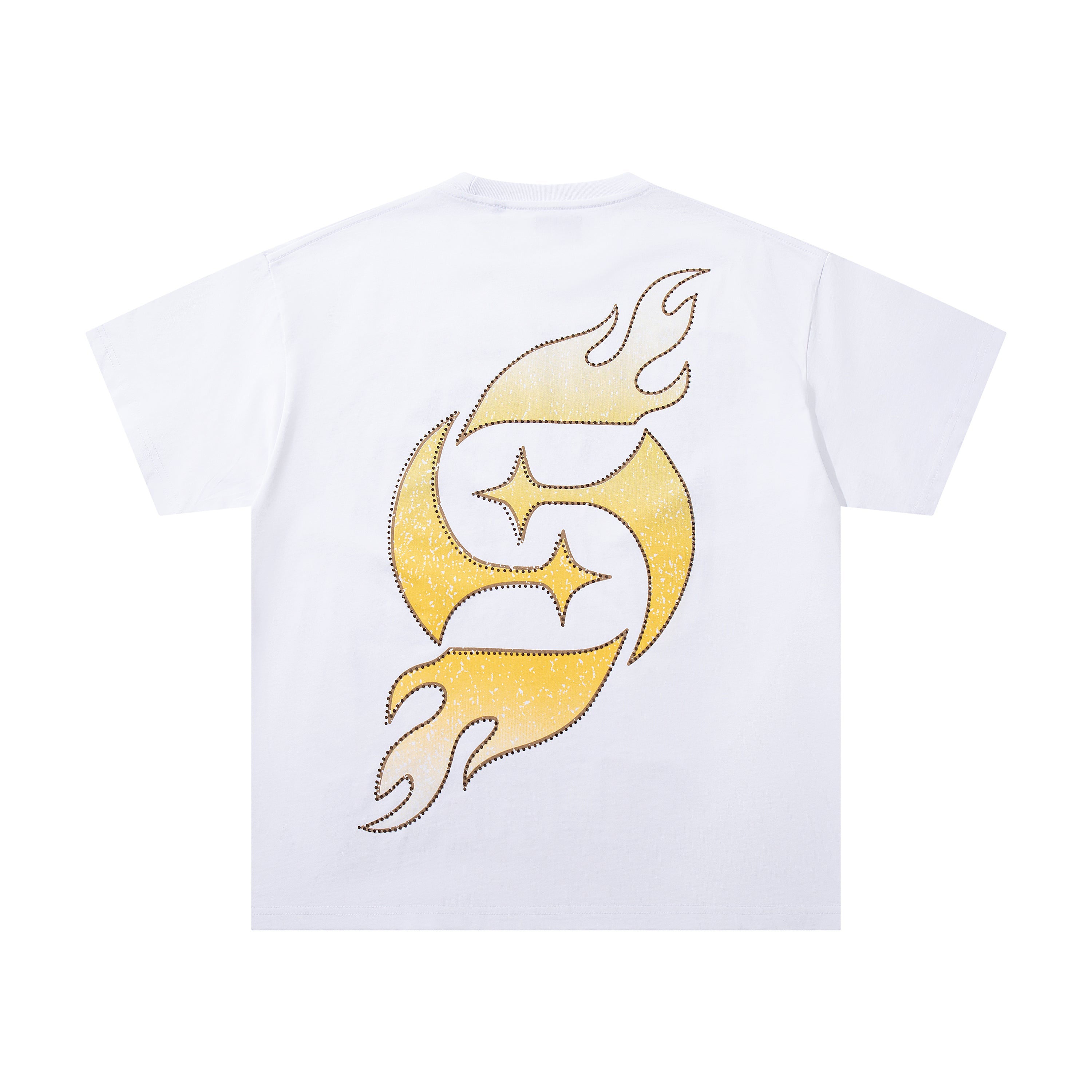 SUPPLY Angel Flame Graphic Oversized White T-Shirt