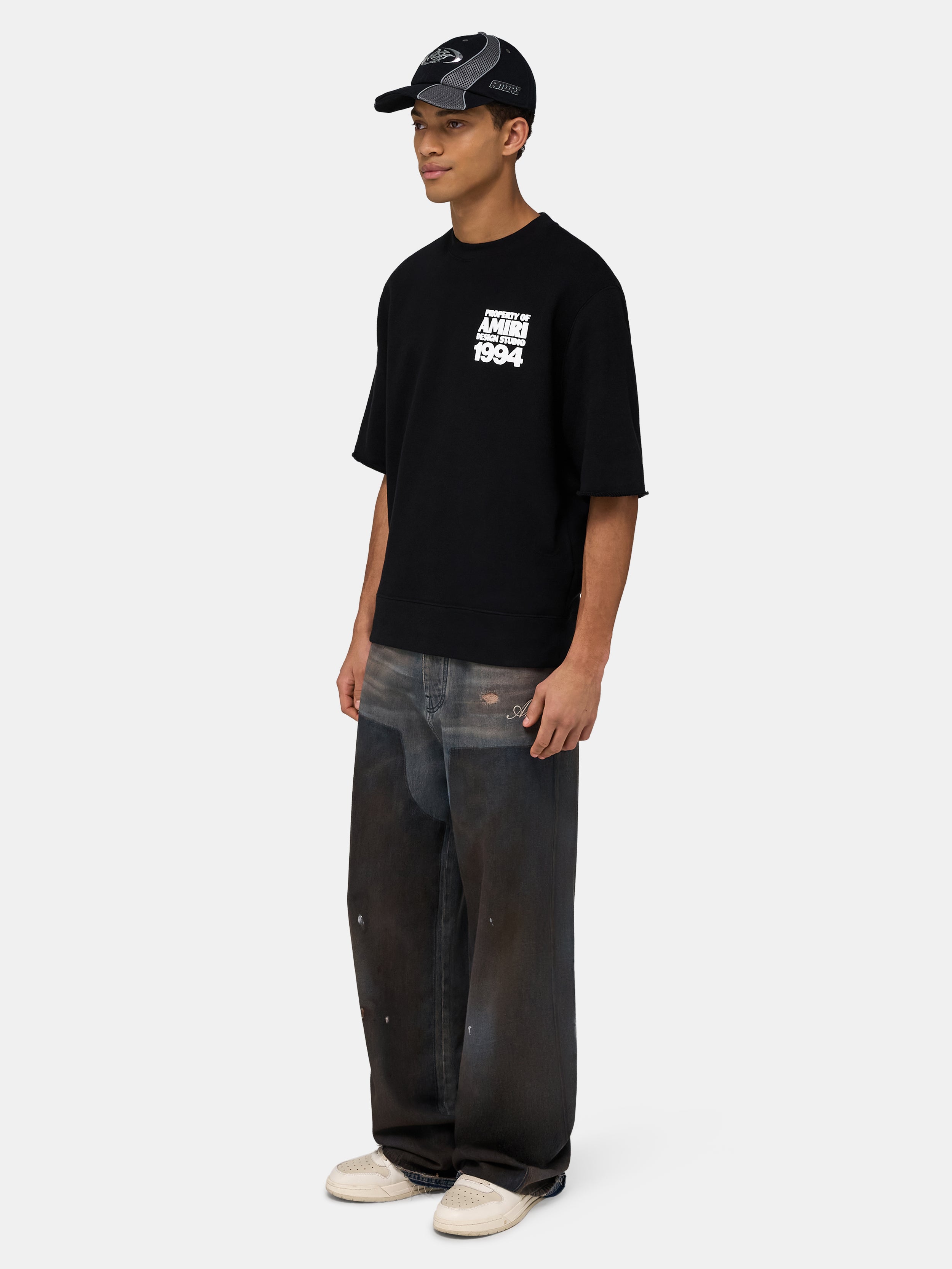 AMIRI 1994 CUTOFF CREW - Black