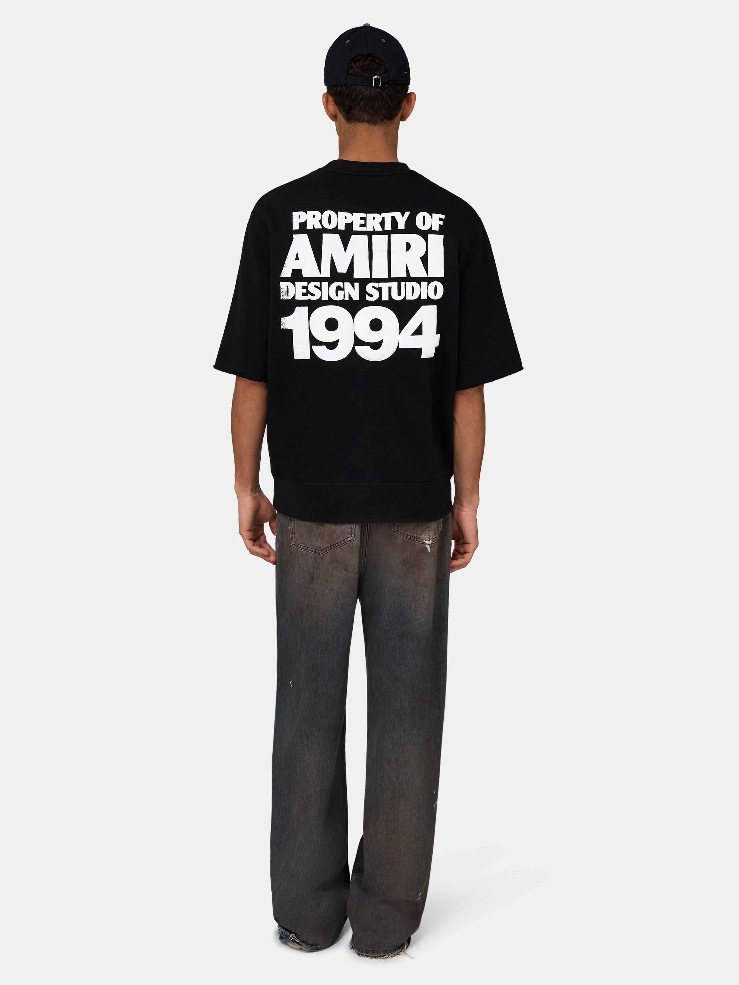 AMIRI 1994 CUTOFF CREW - Black
