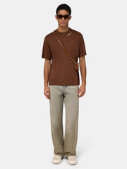 AMIRI SCRIPT TEE - Tobacco