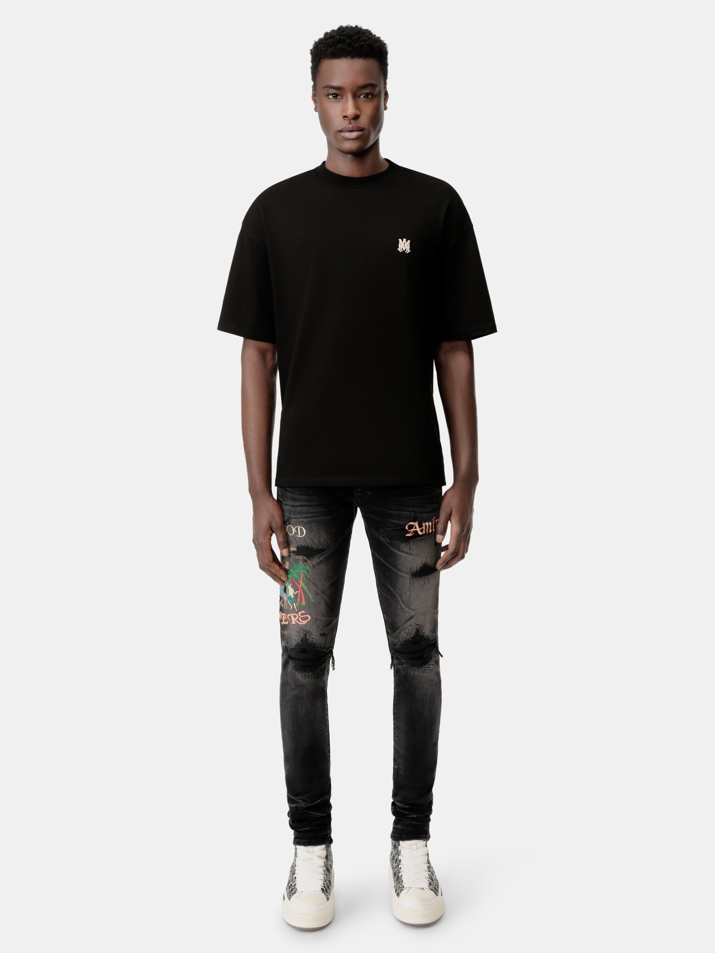 AMIRI MA SKATER TEE - Black