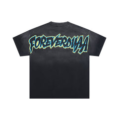 DUAA UFO Alien Sci‑Fi FOREVERDUAA Vintage Graphic Tee