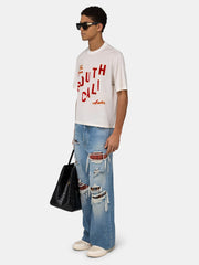 AMIRI SOUTH CALI BOX TEE - Ivory