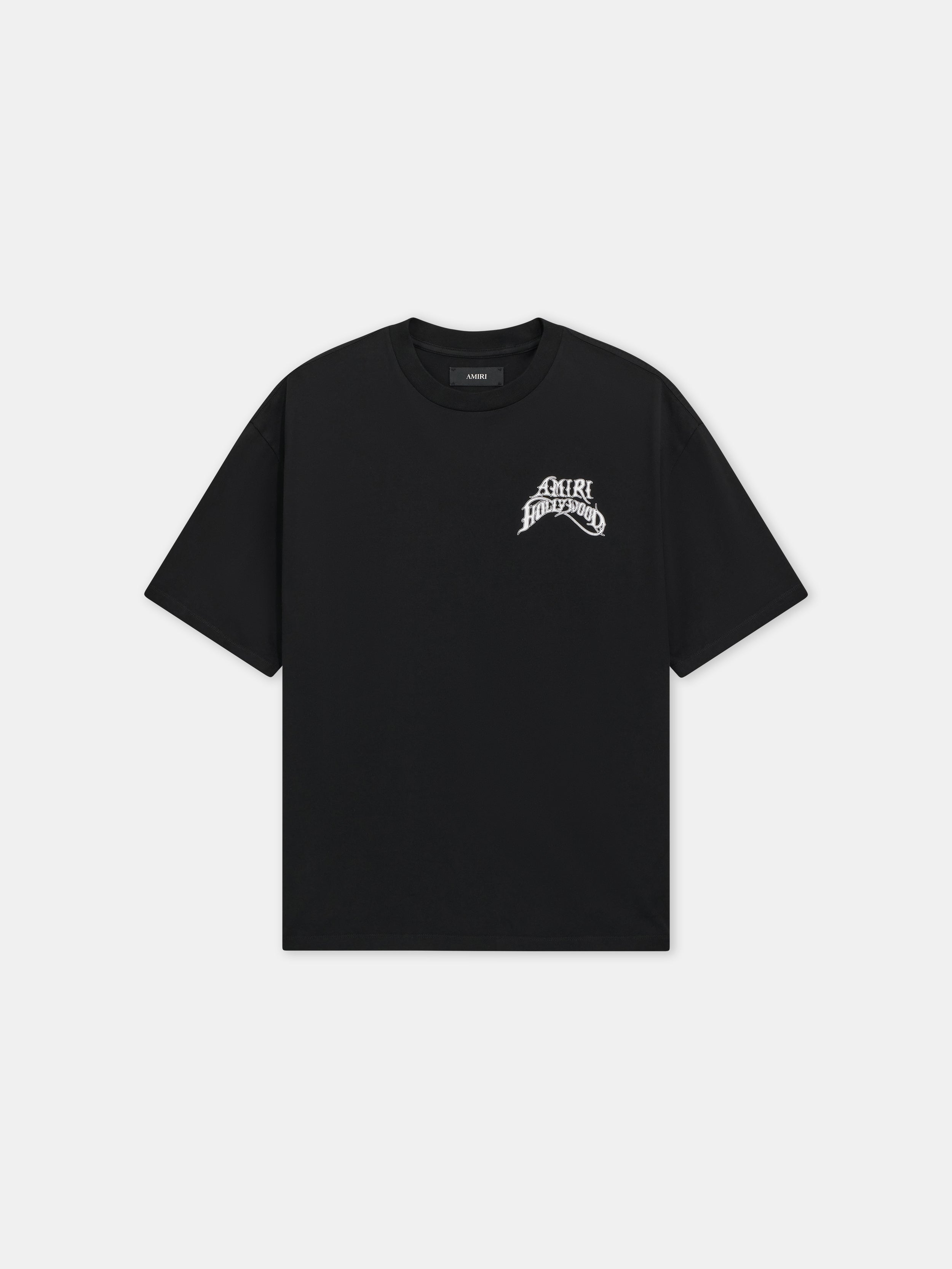 AMIRI HOLLYWOOD LIGHTWEIGHT JERSEY SKATE TEE - Black