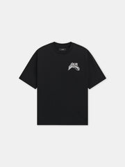 AMIRI HOLLYWOOD LIGHTWEIGHT JERSEY SKATE TEE - Black