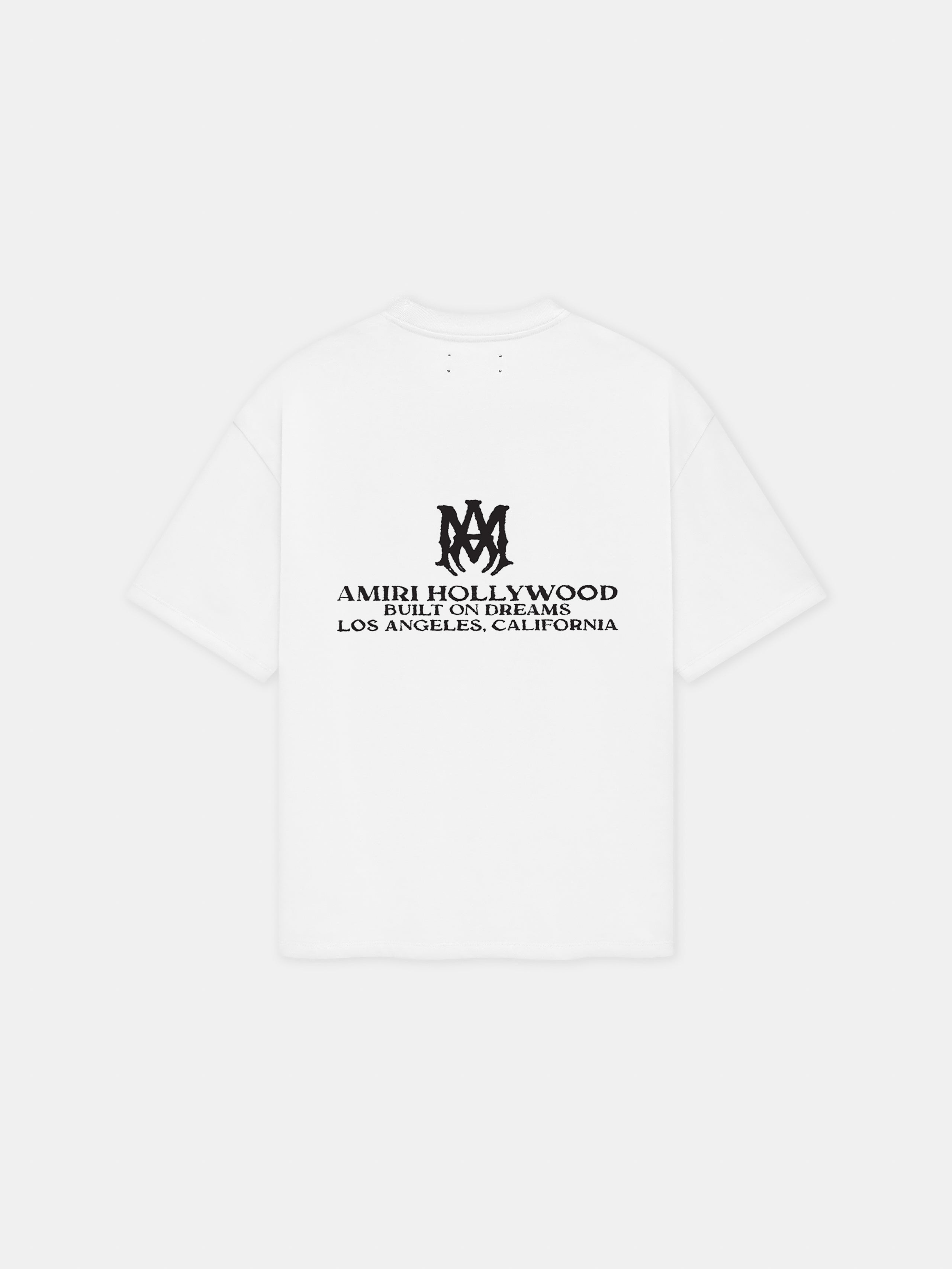 AMIRI BUILT ON DREAMS OVERSIZED TEE - White