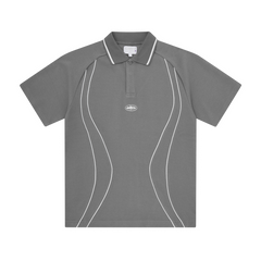 ISLAND PIQUE POLO SHIRT [GREY]