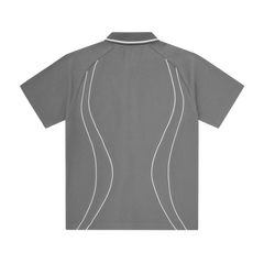 ISLAND PIQUE POLO SHIRT [GREY]