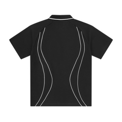 ISLAND PIQUE POLO SHIRT [BLACK]