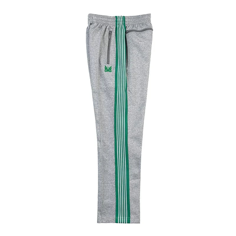 Needles Zebra Stripe Side Tape Track Pants Grey Green