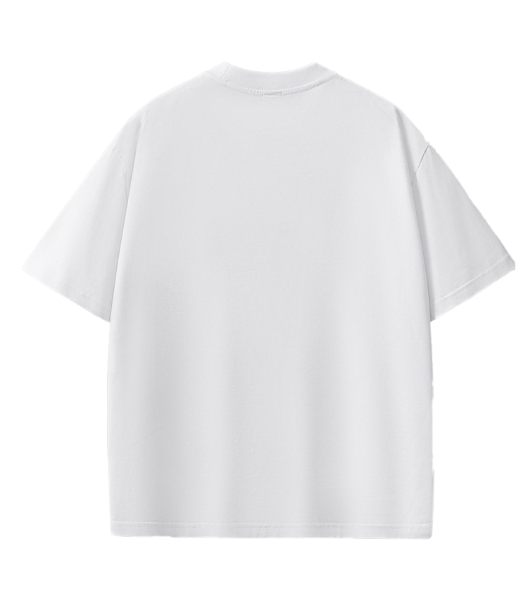Blue Nishikigoi Embroidery T Shirt Cotton