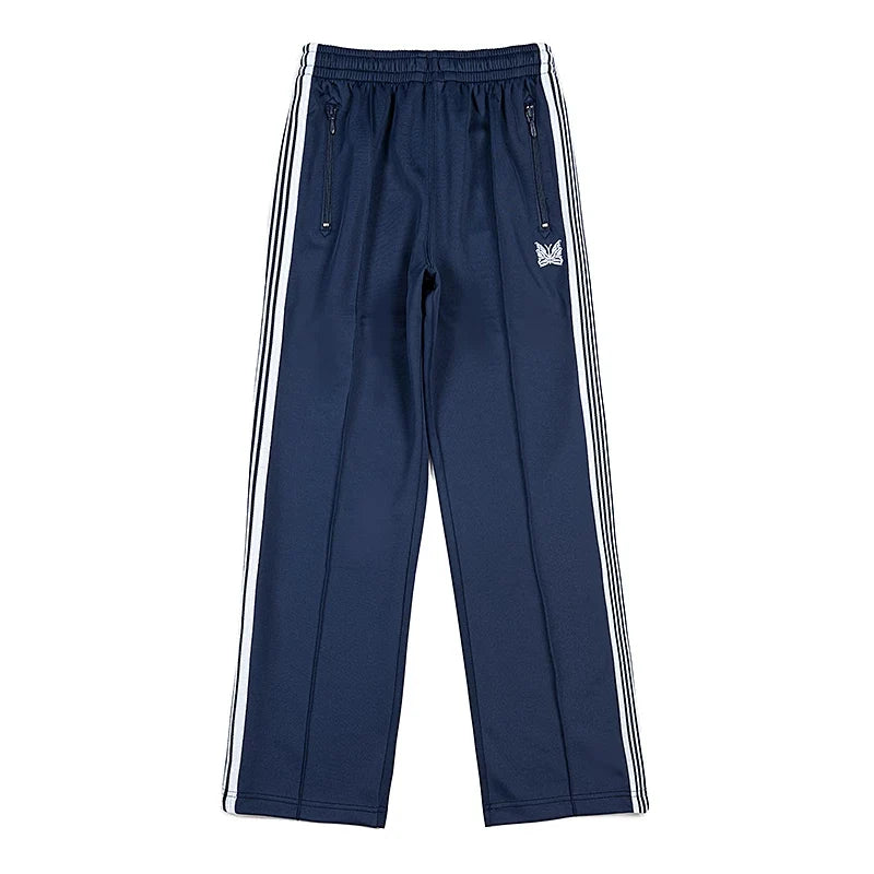 Needles Rose Embroidered Side Stripe Track Pants Multi‑Color