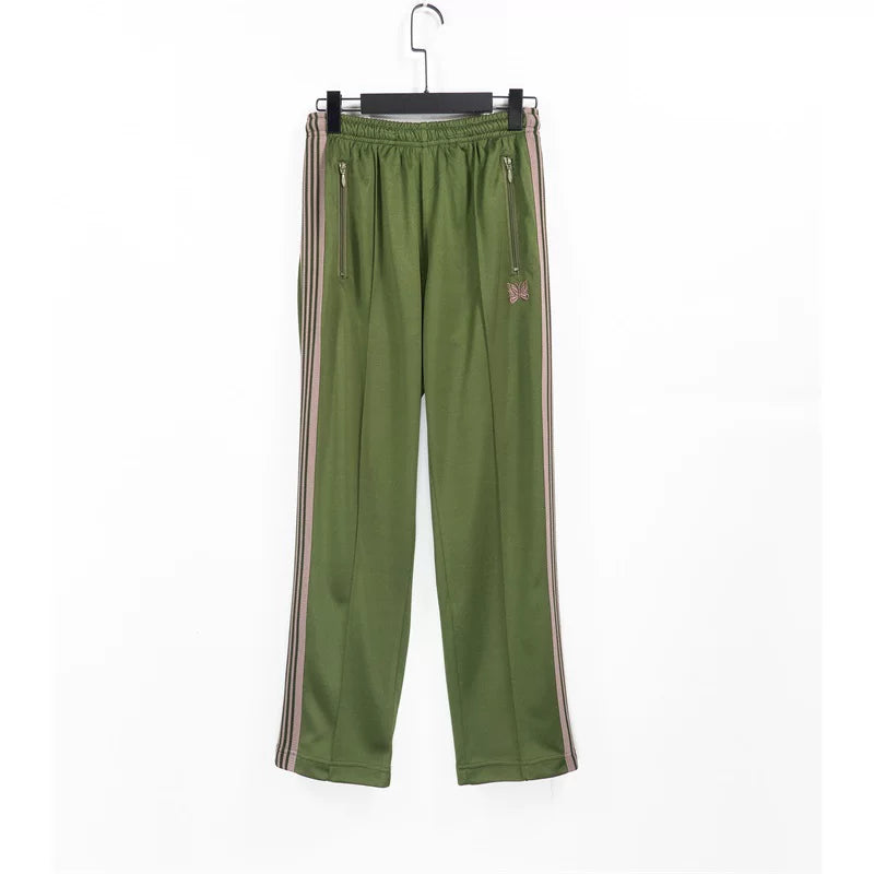 Needles Multi Color Butterfly Side Stripe Straight Track Pants