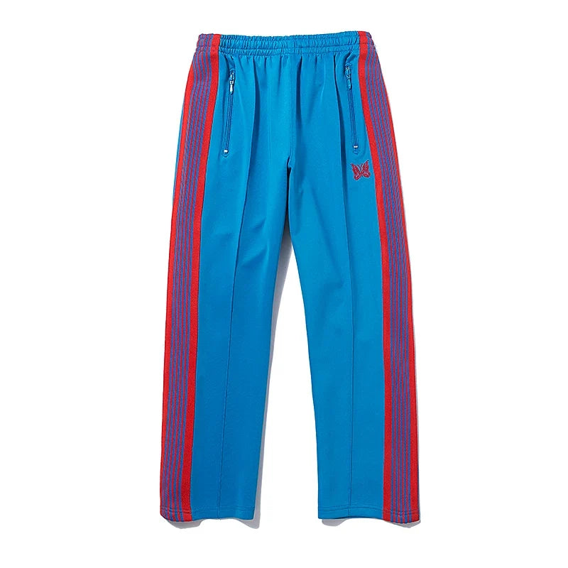Needles Blue Red Side Stripe Track Pants