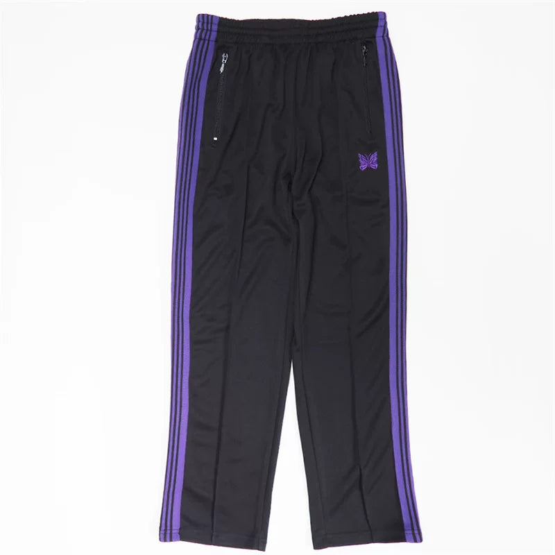 Needles Multi Color Butterfly Side Stripe Straight Track Pants