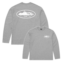 OG ISLAND LS TEE [HEATHER GREY]