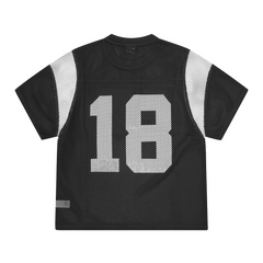 OPEN MESH PANEL JERSEY [BLACK/WHITE]