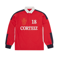 PANELLED RUGBY [RED]