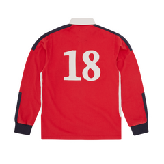 PANELLED RUGBY [RED]