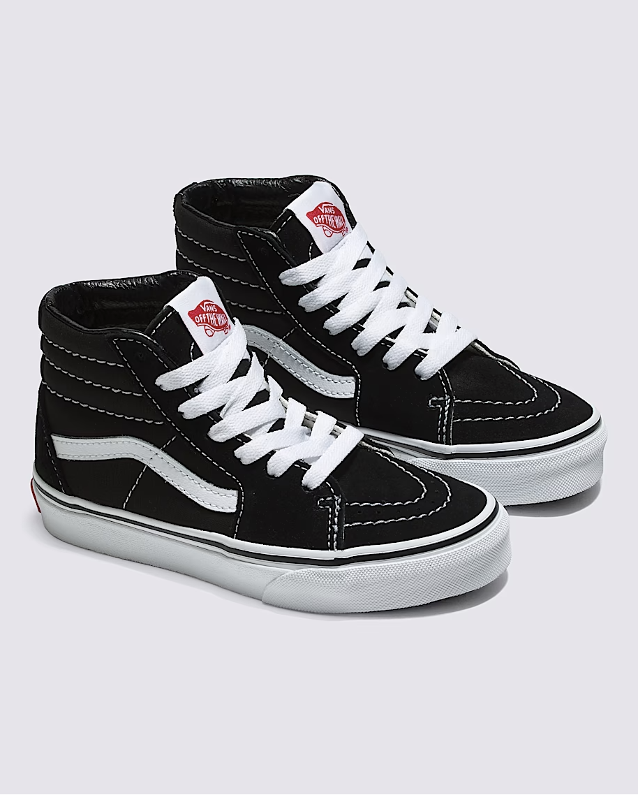 Vans Kids Sk8-Hi (Black/White)