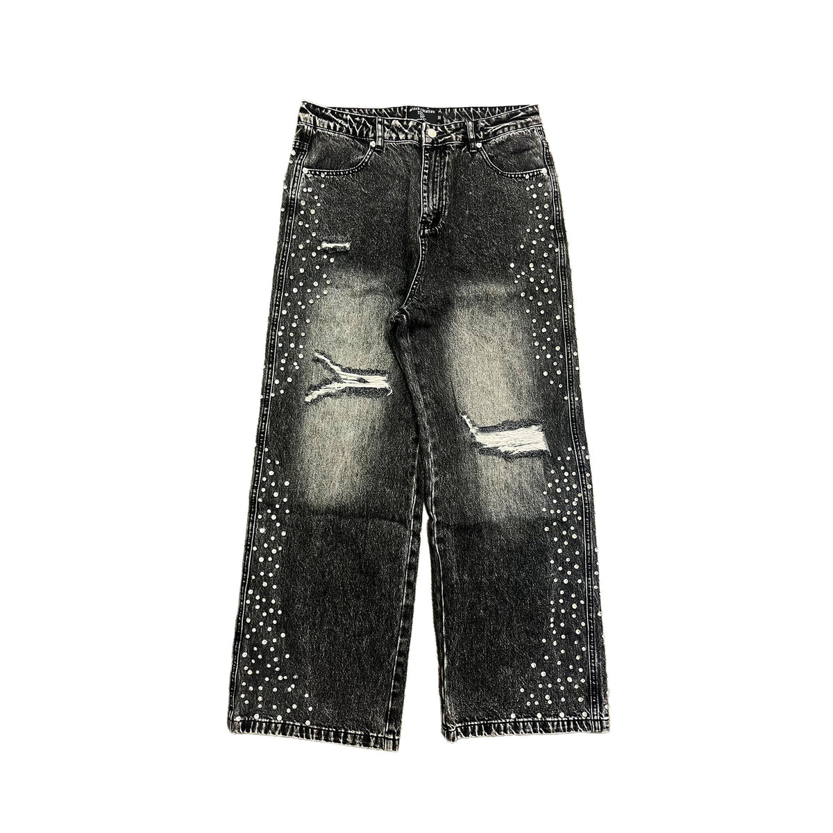 Grey ‘Stone’ Baggy Jeans