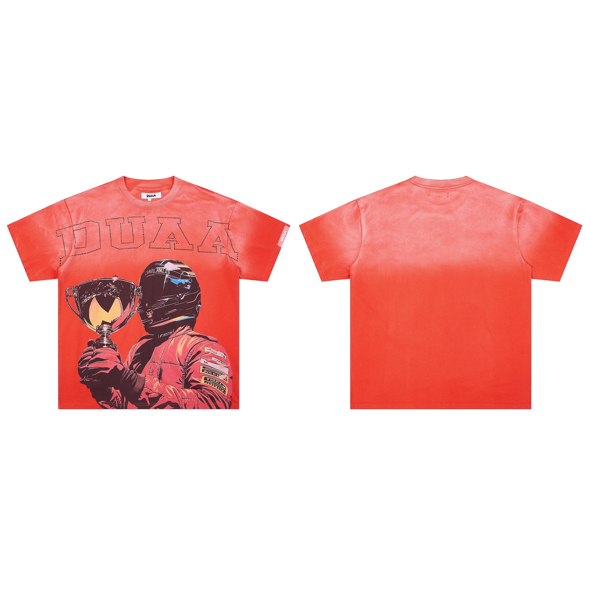 DUAA Racing Champion Trophy Gradient Vintage Graphic Tee