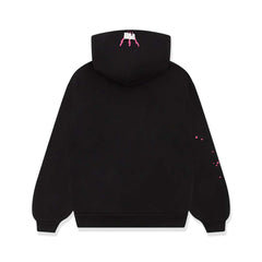 Sp5der Angel Number Web Hoodie Black Pink