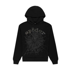 Sp5der Black Star OG Web V2 Hoodie Black Phantom