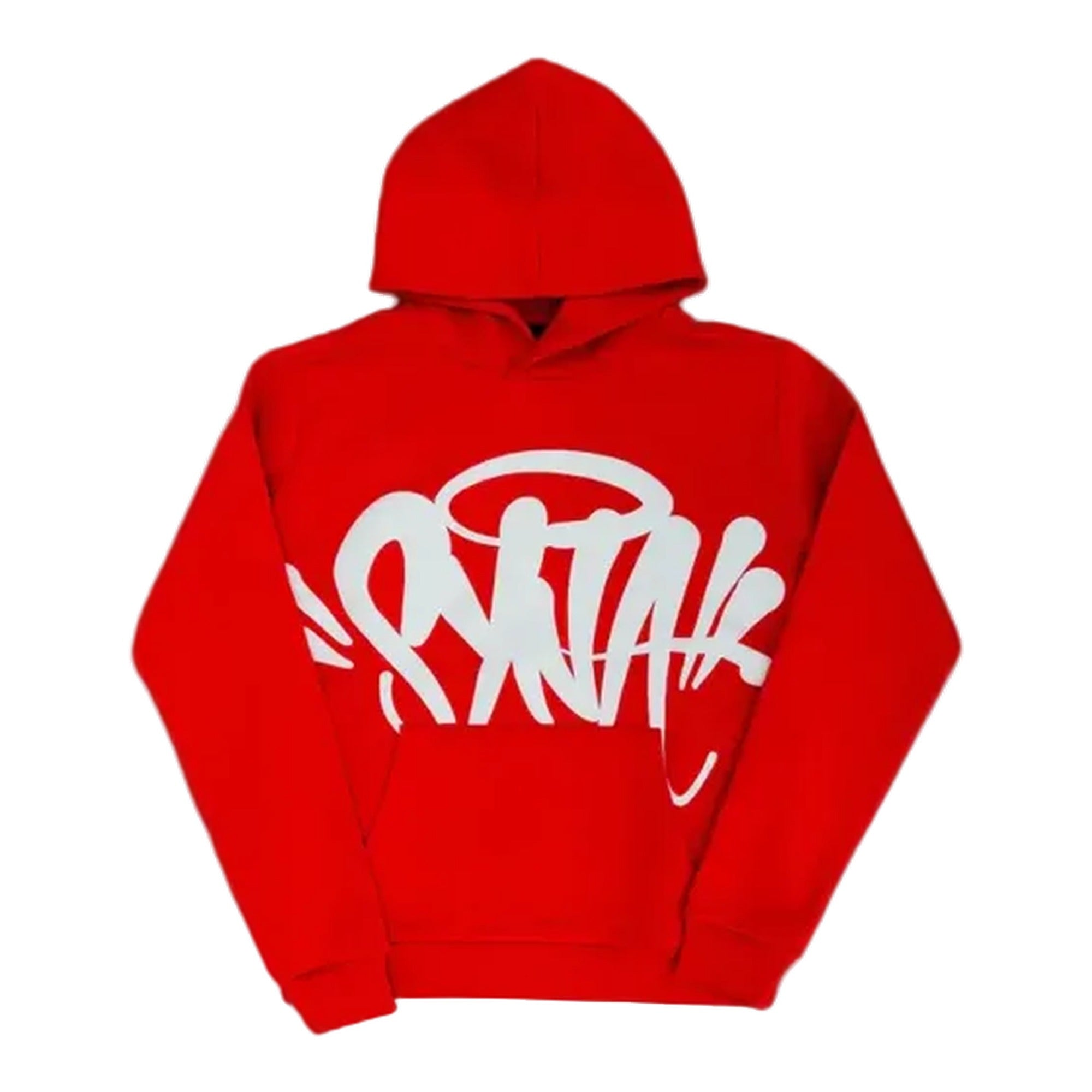Syna World Logo Hoodie - Red/White